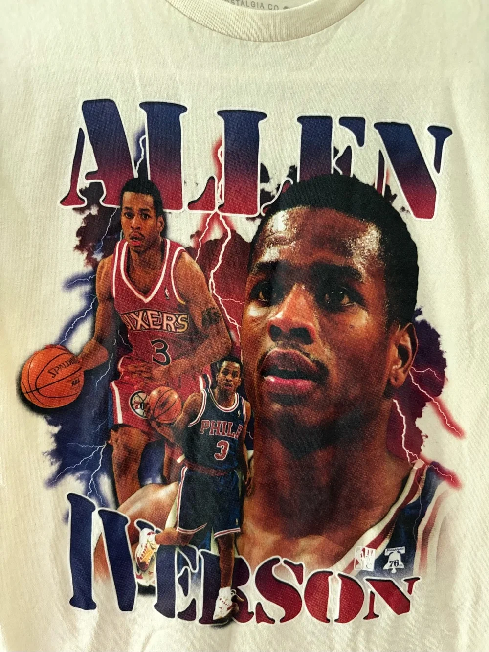 Vintage Mitchell & Ness Allen Iverson Graphic Tee, Size: Small - Picture 5 of 5